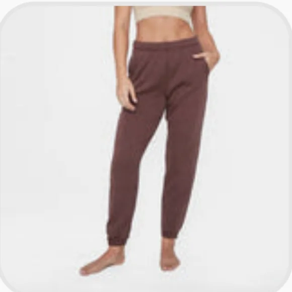 Senita Athletics The Classic Sweatpant Joggers Fossil Brown Size Medium NWOT - Picture 12 of 12